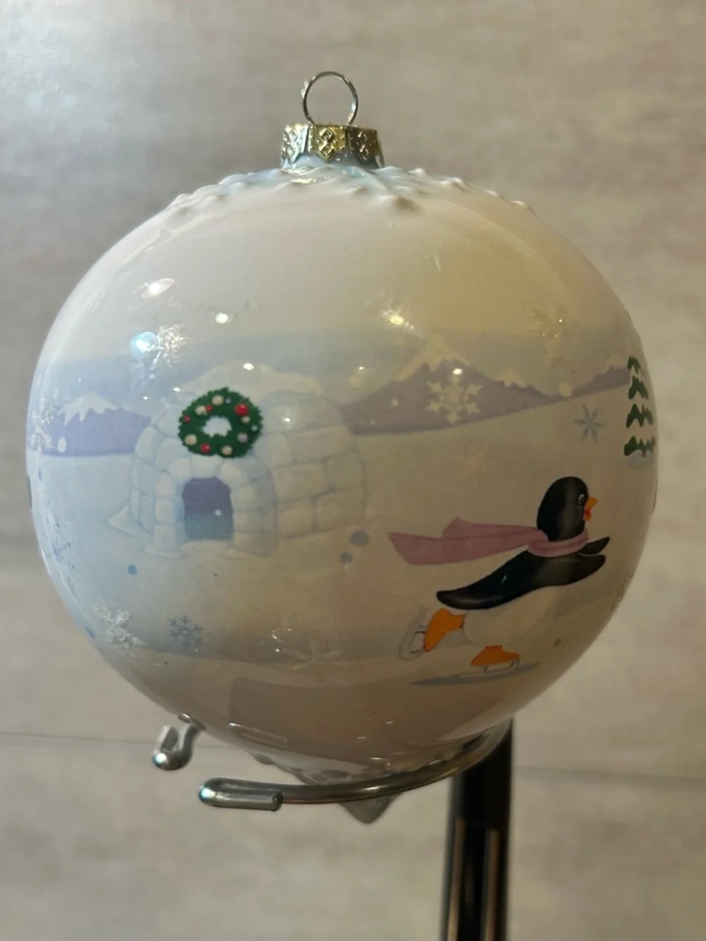2008 Hallmark Keepsake Polar Bear/Eskimo/Penguin Ornament
